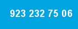 923 232 75 06 923 232 75 06